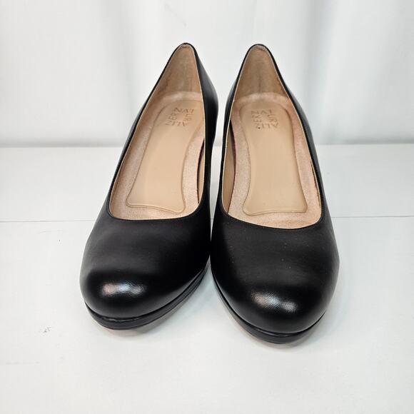 Naturalizer Womens Michelle Classic Black Leather High Heel Pump NWOB 10M - Picture 2 of 8